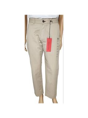 Bullhead Denim Co. Mens Sz 32x30(See Details) Beige Slim Straight Fit Chinos NWT